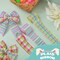 Pastel Easter Plaid Fabric Ribbon Spring Gingham Wired Ribbon Ideal for DIY Crafts, Wreaths, Gift Wrapping & More(2,Cute Colors)
